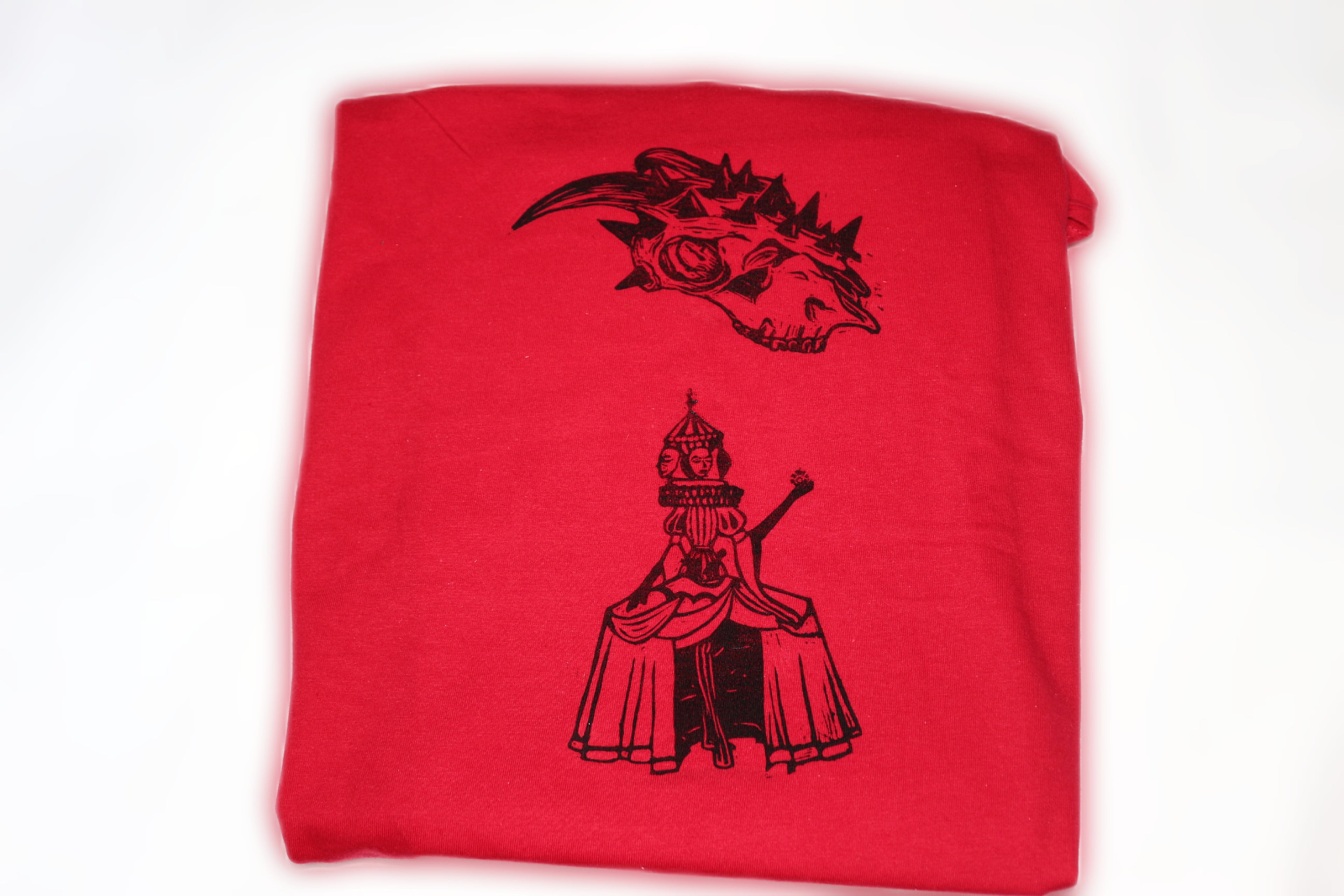 T-shirt - motifs 'Dame cirque' et 'punk goat'