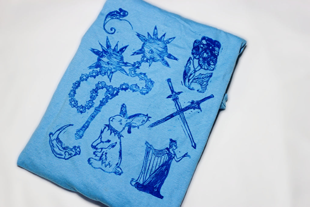 T-shirt - composition de motifs