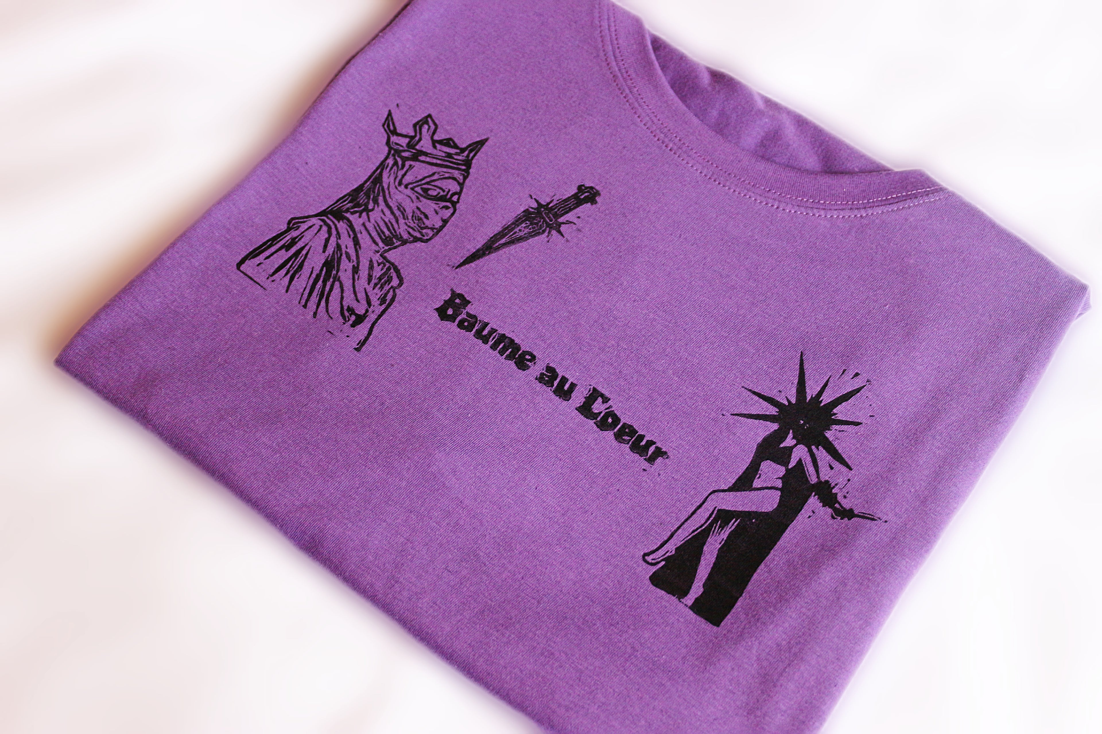 T-shirt - motif 'Baume au coeur'